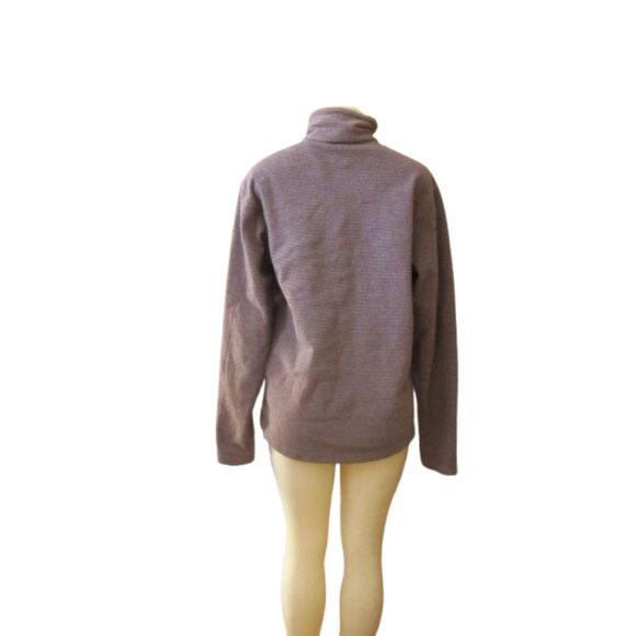 Men's Patagonia 1/4 Zip Pullover Brown Fleece Sweater/Jacket Medium - Picture 5 of 8